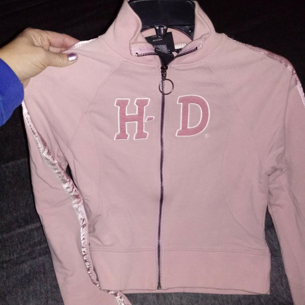 Hardly Davidson small zip up sweatshirt